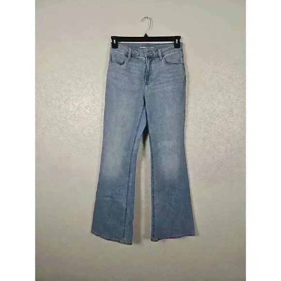 Old Navy Other - Old Navy Girls High Rise Flare Pants Light Wash 5 Pocket Button Fly Size 4